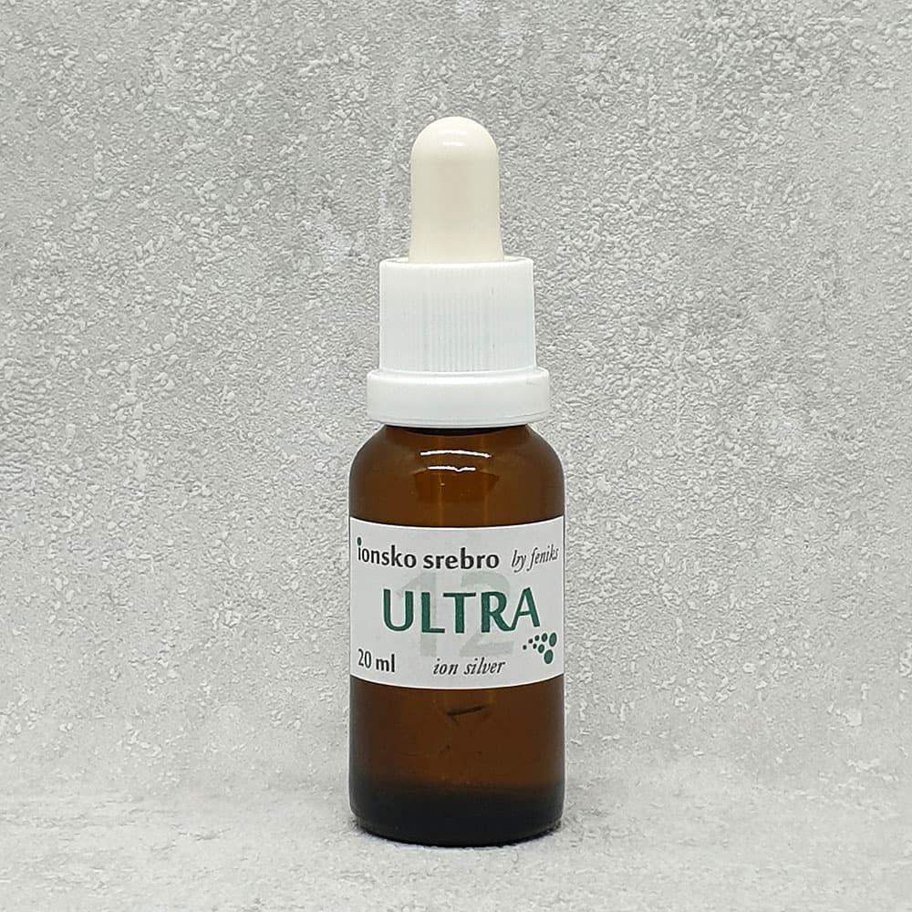 Ionsko srebro ULTRA 20 ml sa staklenom kapaljkom