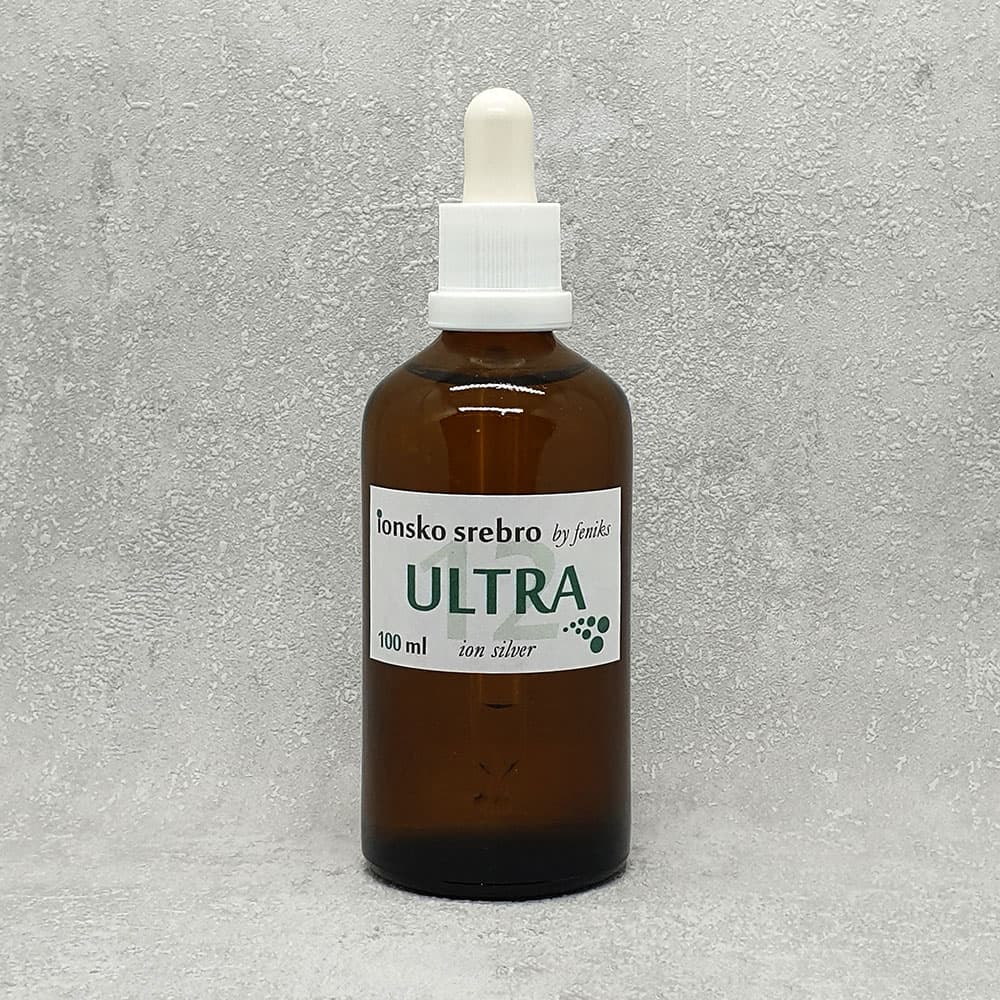 ionsko srebro ULTRA 100 ml sa staklenom kapalicom